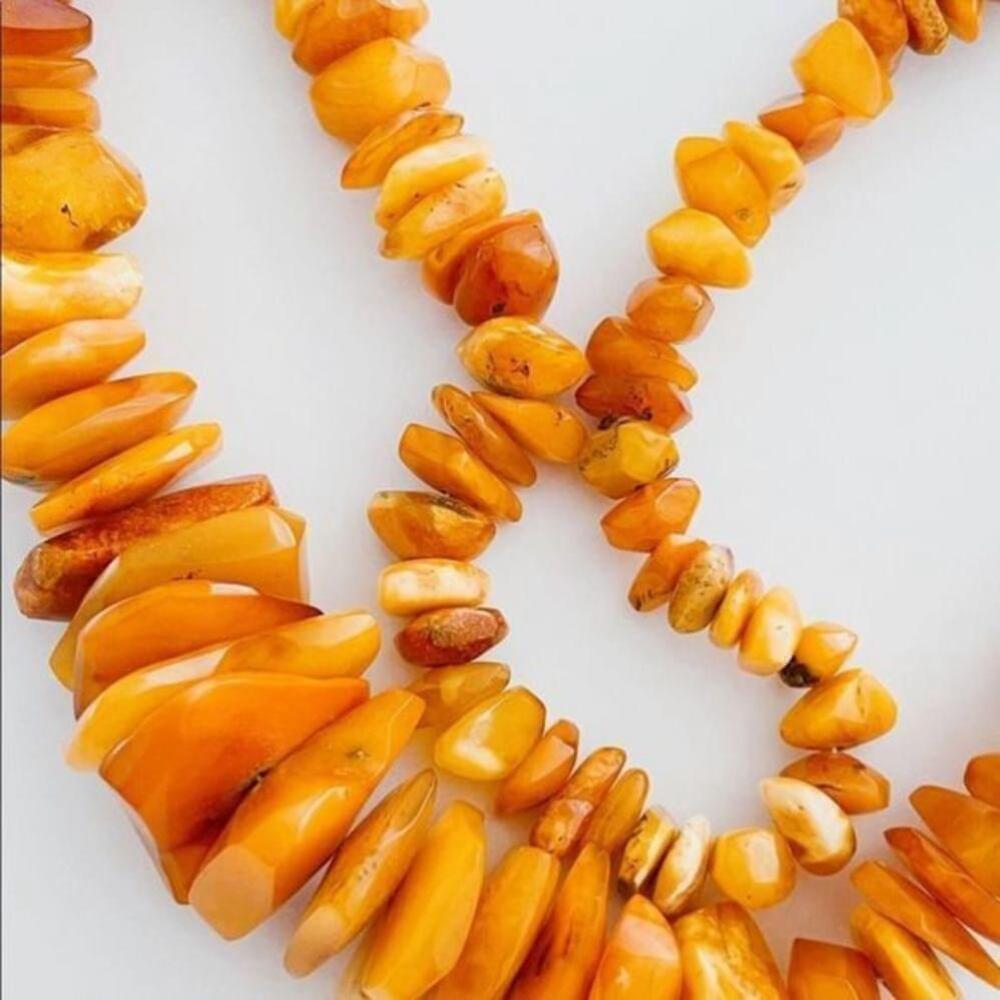 Rare Mid Century Amber Necklace